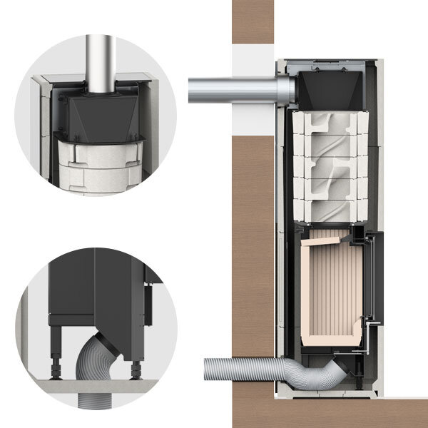 HOXTER BLOX E75R akumulácia pravá bočné otváranie jednosklo ohýbané