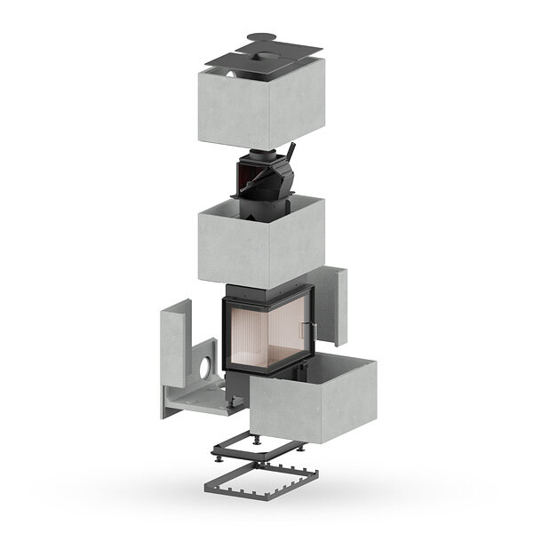 HOXTER BLOX E75R akumulácia pravá bočné otváranie jednosklo ohýbané