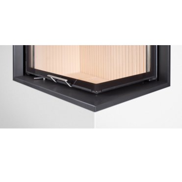 HOXTER Rám nasúvací 60/35/50Rh, pravý, horev., 6-str., 60mm, 1x90°, čierny