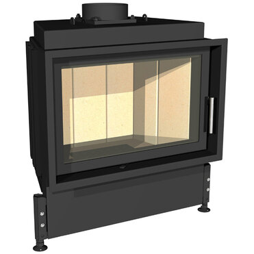 Kobok Kazeta L LD 600/450, 6kW rovné dvierka- otváranie do strany.