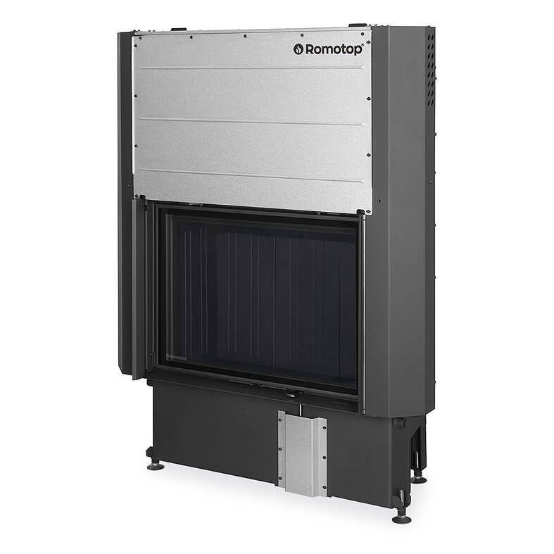 Romotop IMPRESSION 2G L 80.60.01 s čiernou spaľovacou komorou, dvojsklo, výsuvné dvierka.