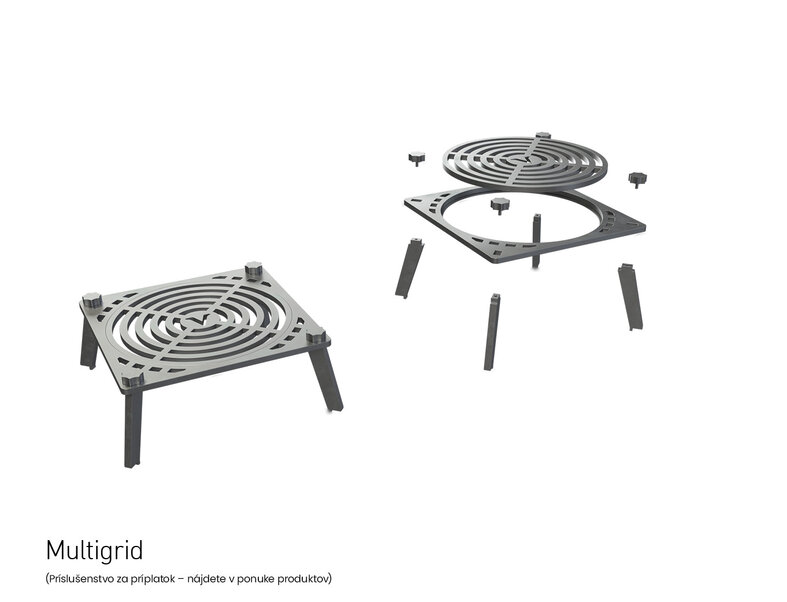 VULCANUS PRO730 CHEF +SET ohniskový gril